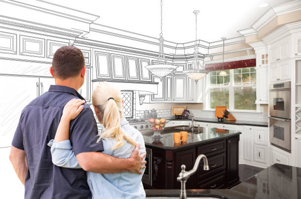 Professional Cabinet Refacing technician working in Crownsville, MD